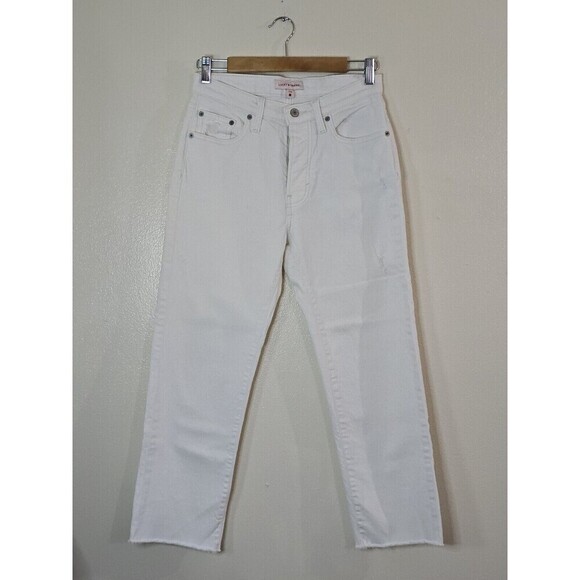Lucky Brand Denim - LUCKY BRAND 90's High Rise Loose Crop Jeans Size 26 Straight Leg Button Fly